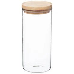 Bissolo Casa Barattoli<BARATTOLO ERMETICO IN VETRO BOROSILICATO 10X18CM 1.3LT