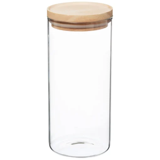 Bissolo Casa Barattoli<BARATTOLO ERMETICO IN VETRO BOROSILICATO 10X18CM 1.3LT