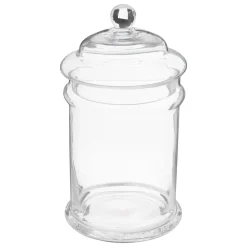 Bissolo Casa Barattoli<BARATTOLO IN VETRO CON COPERCHIO 14.5X21CM 2LT