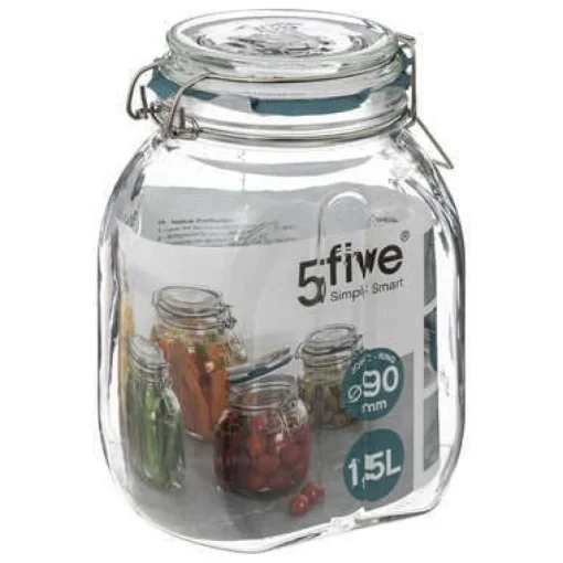 Bissolo Casa Barattoli<BARATTOLO IN VETRO ERMETICO JARRO 1.5L