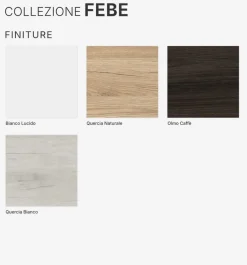 Bissolo Casa Mobili Per Lavabo<BASE BAGNO FEBE CM 102 QUERCIA NATURALE