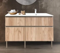 Bissolo Casa Mobili Per Lavabo<BASE BAGNO MOD. BIK CM 120 TUTTA ALMOND