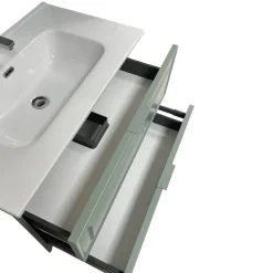 Bissolo Casa Mobili Per Lavabo<BASE BAGNO SOSPESA FRAME CM 82 SALVIA OPACO