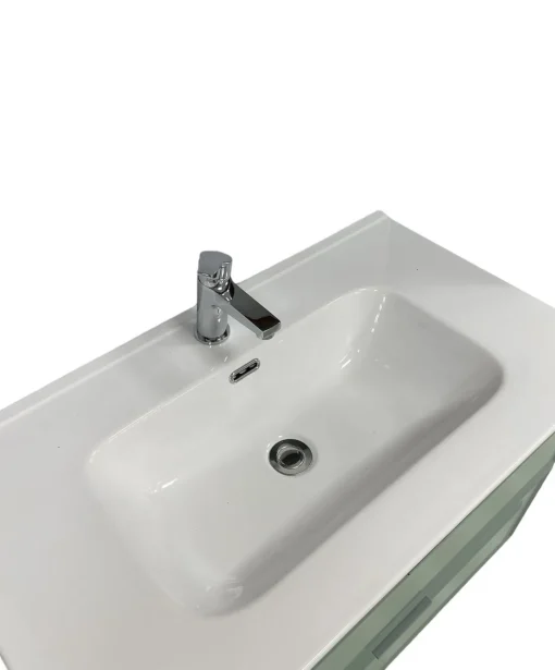 Bissolo Casa Mobili Per Lavabo<BASE BAGNO SOSPESA FRAME CM 82 SALVIA OPACO