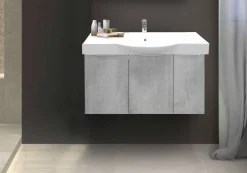 Bissolo Casa Mobili Per Lavabo<BASE BAGNO SOSPESA MOD. B201 CM 95 BETON