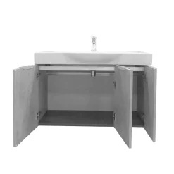 Bissolo Casa Mobili Per Lavabo<BASE BAGNO SOSPESA MOD. B201 CM 95 BETON