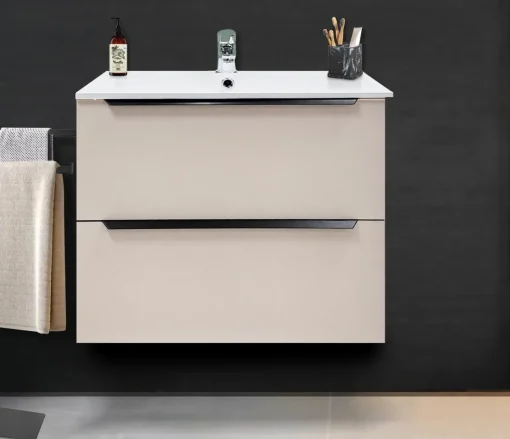 Bissolo Casa Mobili Per Lavabo<BASE BAGNO SOSPESA MOD. B201 CM 61 COLORE RUGIADA