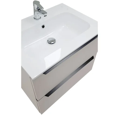 Bissolo Casa Mobili Per Lavabo<BASE BAGNO SOSPESA MOD. B201 CM 61 COLORE RUGIADA