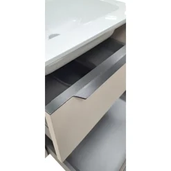 Bissolo Casa Mobili Per Lavabo<BASE BAGNO SOSPESA MOD. B201 CM 61 COLORE RUGIADA
