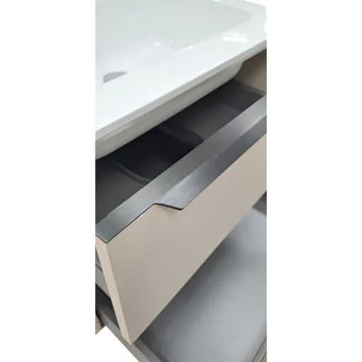 Bissolo Casa Mobili Per Lavabo<BASE BAGNO SOSPESA MOD. B201 CM 61 COLORE RUGIADA