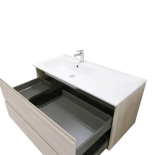 Bissolo Casa Mobili Per Lavabo<BASE BAGNO SOSPESA MOD. B-GO CM 105 COLORE SETA