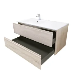 Bissolo Casa Mobili Per Lavabo<BASE BAGNO SOSPESA MOD. B-GO CM 105 COLORE SETA