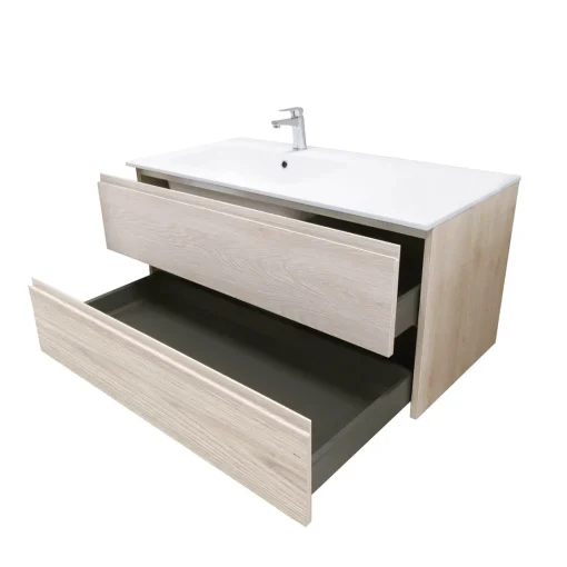 Bissolo Casa Mobili Per Lavabo<BASE BAGNO SOSPESA MOD. B-GO CM 105 COLORE SETA