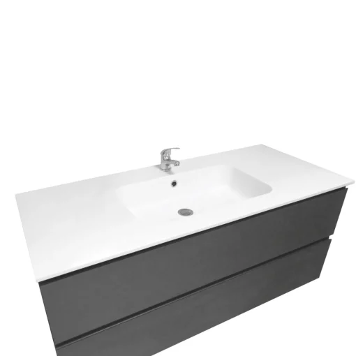 Bissolo Casa Mobili Per Lavabo<BASE BAGNO SOSPESA MOD. B-GO CM 120 COLORE REFLEX CARBON