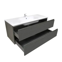 Bissolo Casa Mobili Per Lavabo<BASE BAGNO SOSPESA MOD. B-GO CM 120 COLORE REFLEX CARBON