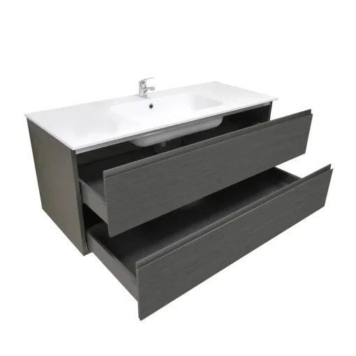 Bissolo Casa Mobili Per Lavabo<BASE BAGNO SOSPESA MOD. B-GO CM 120 COLORE REFLEX CARBON