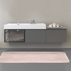 Bissolo Casa Mobili Per Lavabo<BASE BAGNO SOSPESA MOD. B-GO CM 180 LACCATO PELTRO SABBIATO