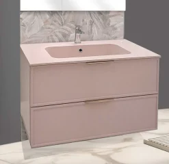 Bissolo Casa Mobili Per Lavabo<BASE BAGNO SOSPESA MOD. PICTA CM 85 CAMMEO OPACO