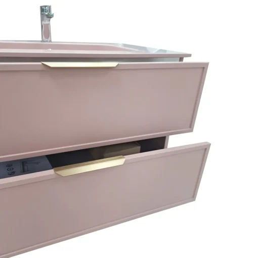 Bissolo Casa Mobili Per Lavabo<BASE BAGNO SOSPESA MOD. PICTA CM 85 CAMMEO OPACO