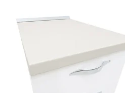 Bissolo Casa Mobili Da Cucina<BASE CASSETTIERA MIRA CM 45 BIANCO LUCIDO
