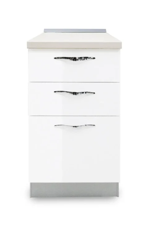 Bissolo Casa Mobili Da Cucina<BASE CASSETTIERA MIRA CM 45 BIANCO LUCIDO