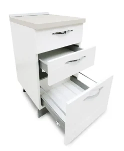 Bissolo Casa Mobili Da Cucina<BASE CASSETTIERA MIRA CM 45 BIANCO LUCIDO