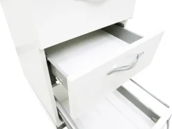 Bissolo Casa Mobili Da Cucina<BASE CASSETTIERA MIRA CM 45 BIANCO LUCIDO