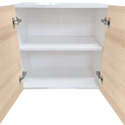 Bissolo Casa Mobili Da Cucina<Base Eco Cm 80x46 H. 82 Bianco E Rovere Artisan in offerta