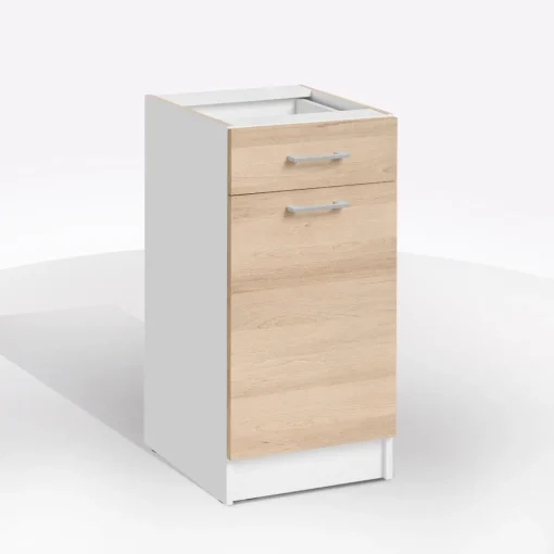 Bissolo Casa Mobili Da Cucina<Base Eco Cm 40x46 H.82 Bianco E Rovere Artisan in Offerta