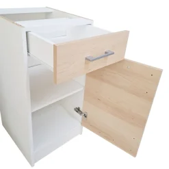 Bissolo Casa Mobili Da Cucina<Base Eco Cm 40x46 H.82 Bianco E Rovere Artisan in Offerta