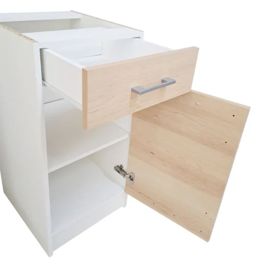 Bissolo Casa Mobili Da Cucina<Base Eco Cm 40x46 H.82 Bianco E Rovere Artisan in Offerta