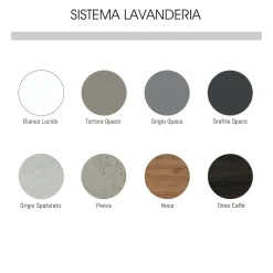Bissolo Casa Mobili Per Lavanderia<BASE LAVANDERIA CM 71X65 BIANCO