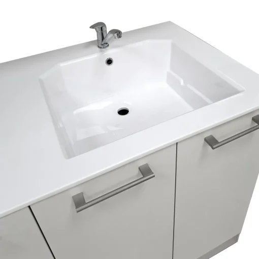 Bissolo Casa Mobili Per Lavanderia<BASE LAVANDERIA MOD. LAB60 CM 141 REFLEX PERLA