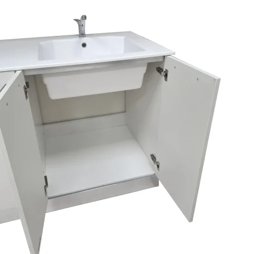 Bissolo Casa Mobili Per Lavanderia<BASE LAVANDERIA MOD. LAB60 CM 141 REFLEX PERLA