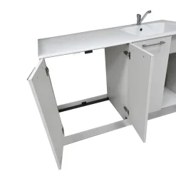 Bissolo Casa Mobili Per Lavanderia<BASE LAVANDERIA MOD. LAB60 CM 141 REFLEX PERLA