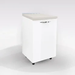 Bissolo Casa Mobili Da Cucina<BASE MIRA 45X60 H. 86 BIANCO LUCIDO