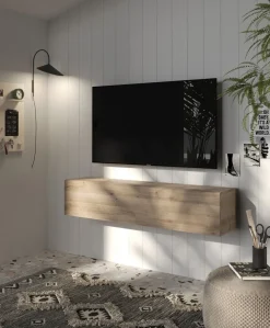 Bissolo Casa Porta Tv|Porta Tv<BASE SOGGIORNO PORTA TV MOD. INFINITY 2.0 CADIZ OAK in vendita online