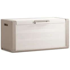 Bissolo Casa Mobili In Resina E Ferro|Mobili In Resina E Ferro<BAULE MOD. GULLIVER IN RESINA CM 118X48 H 55 SABBIA E BEIGE: vendita online BAULE MOD. GULLIVER IN RESINA CM 118X48 H 55 SABBIA E BEIGE in offerta