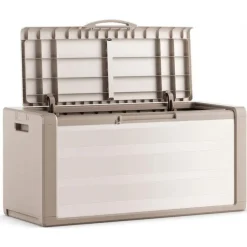 Bissolo Casa Mobili In Resina E Ferro|Mobili In Resina E Ferro<BAULE MOD. GULLIVER IN RESINA CM 118X48 H 55 SABBIA E BEIGE: vendita online BAULE MOD. GULLIVER IN RESINA CM 118X48 H 55 SABBIA E BEIGE in offerta