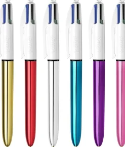 Bissolo Casa Penne Penne A Sfera<BIC - PENNA A SFERA A SCATTO 4 COLOURS SHINE ASSORTITO: vendita online BIC - PENNA A SFERA A SCATTO 4 COLOURS SHINE ASSORTITO in offerta