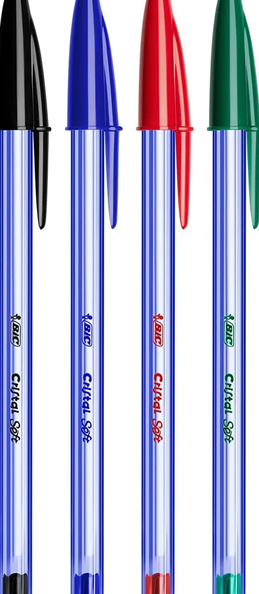 Bissolo Casa Penne Penne A Sfera<BIC - SET 4 PENNE A SFERA CRISTAL SOFT COLORI ASSORTITI: vendita online BIC - SET 4 PENNE A SFERA CRISTAL SOFT COLORI ASSORTITI in offerta