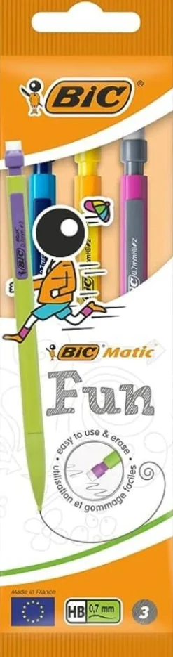 Bissolo Casa Matite E Portamine Portamine<BIC - SET 3 PORTAMINE MATIC FUN : vendita online BIC - SET 3 PORTAMINE MATIC FUN in offerta