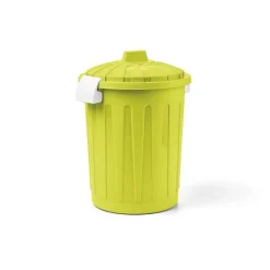Bissolo Casa Portarifiuti Pattumiere<BIDONCINO CON COPERCHIO VERDE ACIDO 26X32CM 8LT : vendita online BIDONCINO CON COPERCHIO VERDE ACIDO 26X32CM 8LT in offerta