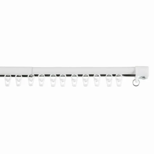 Bissolo Casa Accessori E Pali Tende Binari Per Tende<BINARIO BASICO ESTENSIBILE PER TENDE 70-120CM BIANCO: vendita online BINARIO BASICO ESTENSIBILE PER TENDE 70-120CM BIANCO in offerta