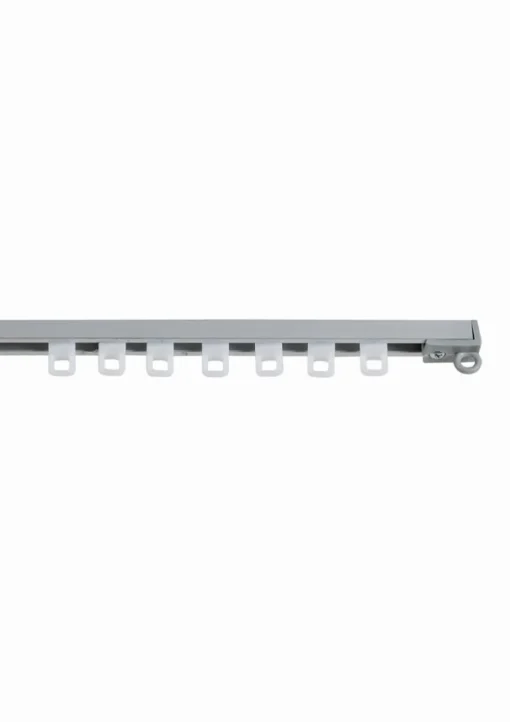 Bissolo Casa Accessori E Pali Tende Binari Per Tende<BINARIO LEGGERO PER TENDE IN ALLUMINIO 150CM GRIGIO: vendita online BINARIO LEGGERO PER TENDE IN ALLUMINIO 150CM GRIGIO in offerta