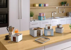 Bissolo Casa Conservazione Cibi Contenitori<BLIM PLUS - CONTENITORE PEEK BOX QUADRO SILK 13.3X13.3X10CM 1.3LT