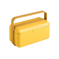 Bissolo Casa Conservazione Cibi Porta Pranzo<BLIM PLUS - LUNCHBOX BAULETTO GIALLO DESERT 18X9.5X17.5CM 450ML