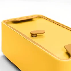 Bissolo Casa Conservazione Cibi Porta Pranzo<BLIM PLUS - LUNCHBOX BAULETTO GIALLO DESERT 18X9.5X17.5CM 450ML