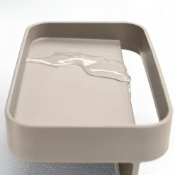 Bissolo Casa Accessori Vari Scolapiatti, Porta Rotolo E Porta Posate<BLIM PLUS - PORTASPUGNA LINEA BATTIGIA GRIGIO MOKA