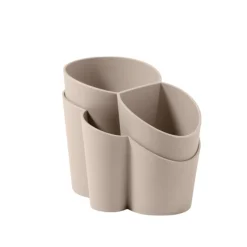 Bissolo Casa Accessori Vari Scolapiatti, Porta Rotolo E Porta Posate<BLIM PLUS - SCOLAPOSATE LINEA GOCCIOLO MOKA GREY